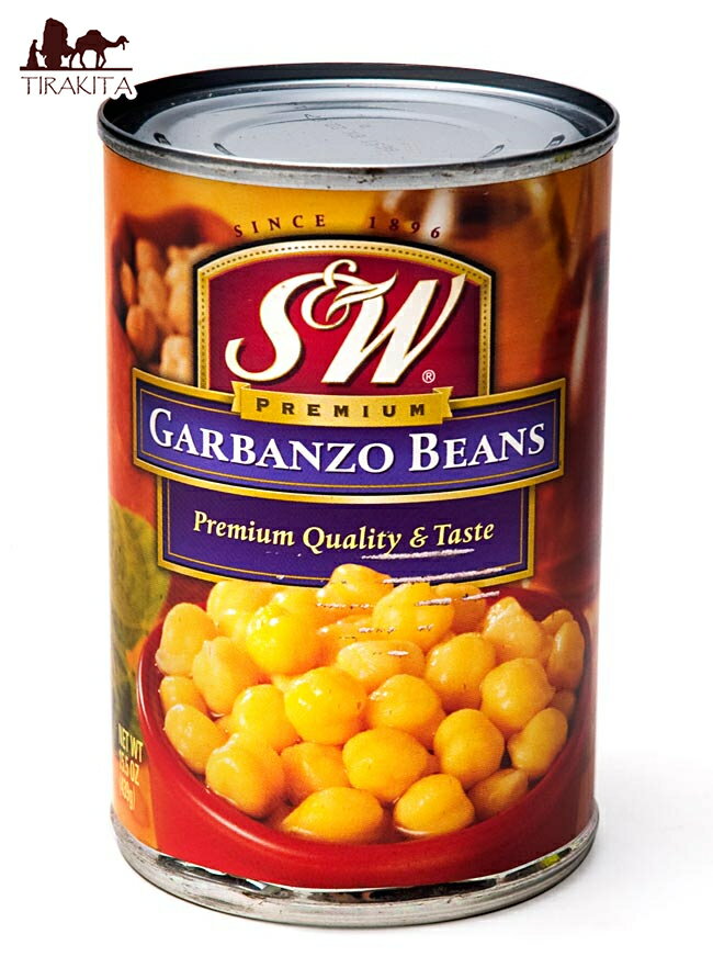 ひよこ豆 缶詰 Garbanzo Beans 【439g】 S＆W / アメリカ チャナ ダル S＆W（エスアンドダブリュー） ビーフン 豆加工品 キャッサバ ア..