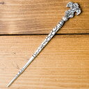 アジアン金属のかんざし / エスニック 髪飾り 金色 銀色 シルバー ゴールド アクセサリー インド アンクレット ピアス リング ビンディー