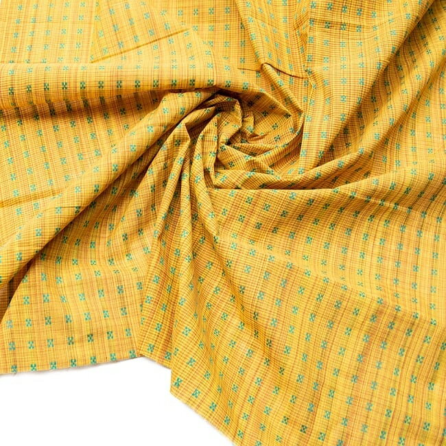 〔1m切り売り〕インドの伝統模様布 幅約112cm / 計り売り布 生地 アジア布 手芸 ファブリック エスニック