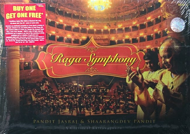 Pandit Jasraj ＆amp; Shaarangdev Raga Symphony / RAGA インド音楽 古典音楽 ラーガ Times サロードのCD DVD 民族音楽【レビューで500円クーポン プレゼント】