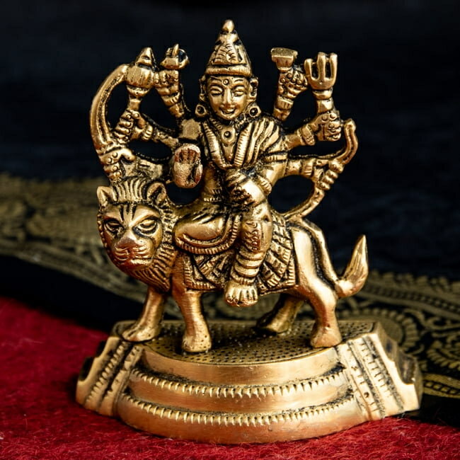 ブラス製 ドゥルガー 9cm / 神様像 インド...の商品画像