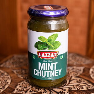 ミントチャツネ Mint Chutney 430g / パキスタン料理 ディップ ハラル ピュアベジ LAZAAT ピクルス カットフルーツ（野菜） 缶詰 ビン詰食材 アチャール アジアン食品 エスニック食材