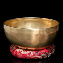 【送料無料】 【一点物】アンティックシンギングボウル【音階 F】 1284g(スティック付属) / アンティーク ネパール 楽器 打楽器 民族楽器 全部 シンギングボール 仏教 瞑想 インド楽器 エスニック楽器 ヒーリング楽器