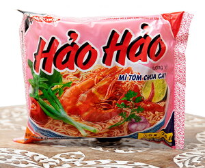 さわやかな酸味の旨辛えびだし味 インスタント麺 Hao Tom Chua Cay / ベトナム料理 レトルト ヌードル Acecook(エースコック) ベトナム食品 ベトナム食材 アジアン食品 エスニック食材
