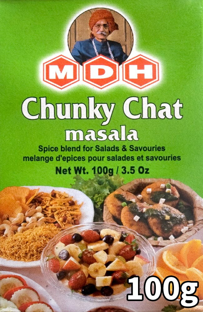 チュンキー チャット マサラ スパイス ミックス 100g 小サイズ  / インド料理 カレー MDH（エム ディー エイチ） アジアン食品 エスニック食材