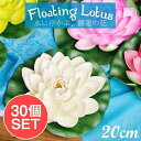 【送料無料】 【お得な30個セット アソート】〔約20cm〕水に浮かぶ 睡蓮の造花 フローティングロータス / 蓮の花 インテリア 水槽 その..