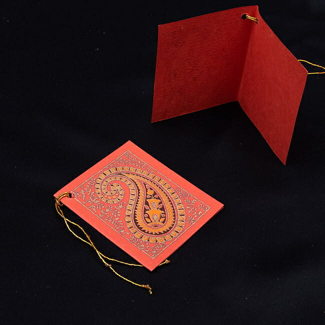 インドのギフトタグ 10枚セットSUSHEEL / 文房具 レター 手紙 チマンラール Chimanlals チマンラールのレターセット 便箋 封筒 メッセージ...