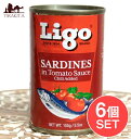 楽天インド雑貨・アジア雑貨-TIRAKITA【6個セット】サーディン いわしのトマト煮 チリ味 SARDINES in Tomato Souce Chilli Added 155g / オイルサーディン 缶詰 フィリピン フィリピン料理 カレカレ シニガン 食品 食材 アジアン食品 エスニック食材