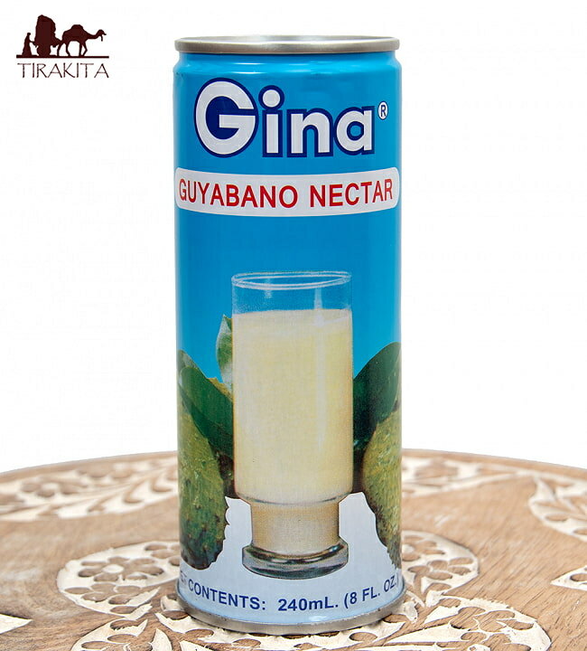 グアバノ(サワーソップ) ドリンク GUYABANO NECTAR 240ml / グヤバノ ジュース フィリピンのドリンク GINA(ジーナ) フィリピン料理 カレカレ シニガン 食品 食材 アジアン食品 エスニック食材