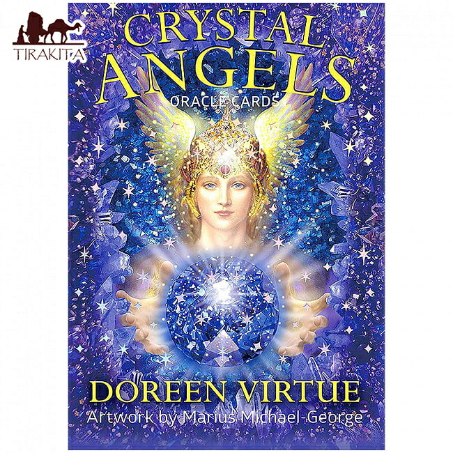 【送料無料】 クリスタルエンジェルオラクルカード Crystal Angel Oracle Card / 占い カード占い タロット JMA アソシエイツ(ライトワークス) 占術関連全部見る ルノルマン コーヒーカード インド 本 印刷物 ステッカー ポストカード ポスター