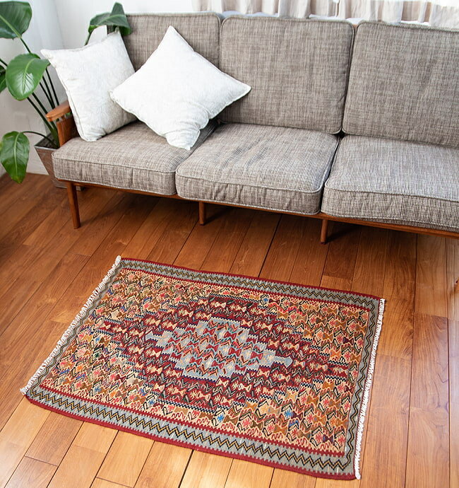 ̵ ڰʪۥХ롼  ϥޥǥ² ͷ̱ˤ꿥ȥ饤Х륭 åȿ 105cm x 79cm / 륭å Kilim  饰 꿥ȥ饤Хߤȥ  ƥꥢ ˥å ڥӥ塼1000ߥݥ ץ쥼ȡ