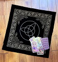 タロットテーブル クロス（ウィッカ） Tarot Table Cross (Wicca) / オラクルカード 占い カード占い ルノルマン レノルマン Lenorman ダウジング ペンジュラム タロットカード スピリチュアル ヒーリング インド アジア エスニック 雑貨