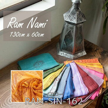 【お得な3個SET】(60cm×130cm)インド ヒンドゥー教の薄ラムナミスカーフ / 神様布 ストール ショール ガーゼ アジア ファブリック エスニック