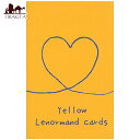 イエロールノルマンカード yellow lenormand card / オラクルカード 占い カード占い タロット 龍花占心 占術関連全部見る コーヒーカード インド 本 印刷物 ステッカー ポストカード ポスター