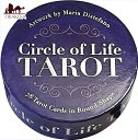 【送料無料】 運命の輪タロット Circle of Life Tarot / タロットカード オラクルカード 占い カード占い Lo Scarabeo（ロ スカラベオ社） 占術関連全部見る ルノルマン コーヒーカード インド 本 印刷物 ステッカー ポストカード ポスター