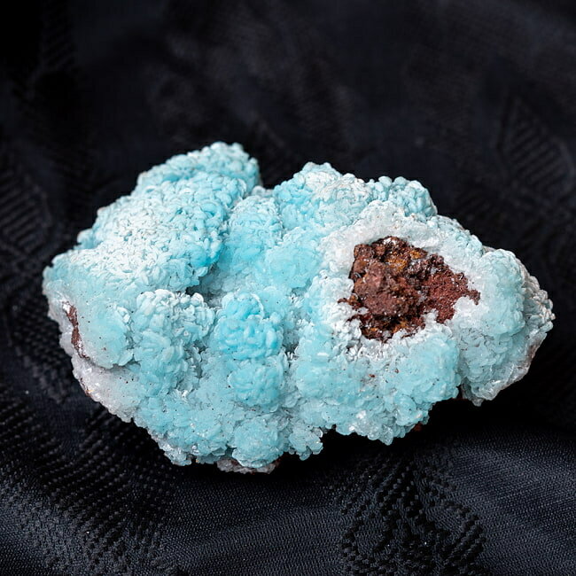 【送料無料】 〔一点物〕ブルースミソナイト 原石 天然石 ニューメキシコ産〔128g〕 / Blue Smithsonite パワーストーン タロットカード オラクルカード 浄化 カラミン石 クリスタル 宝石の原石 ガーネット 量り売り エスニック インド アジア 雑貨【レビューで1000円クーポ