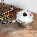 タイ屋台のアルミ片手鍋 タイの王室御用達 CCH (Chue Chin Hua) クロコダイルブランド〔内径:約20cm 容量:約2500ml〕 / カオトム ...