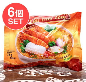 【6個セット】ミリケット ラウ タイ トム LAU THAI TOM 海老トムヤム風 インスタントヌードル 75g / ベトナム料理 フォー インスタント麺 ベトナム食品 ベトナム食材 アジアン食品 エスニック食材