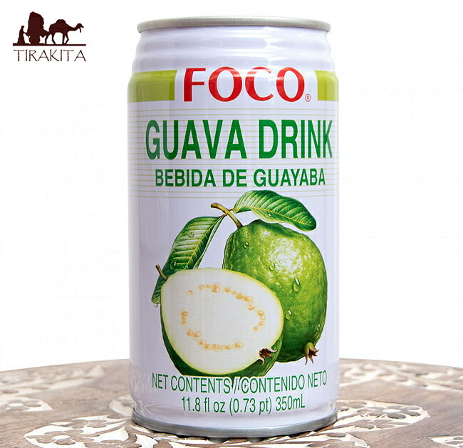 グアバジュース GUAVA DRINK FOCO 350ml / グアバドリンク フォーコー タイのジュース FOCO(フォコ) お菓子 飲料 食品 食材 アジアン食品 エスニック食材