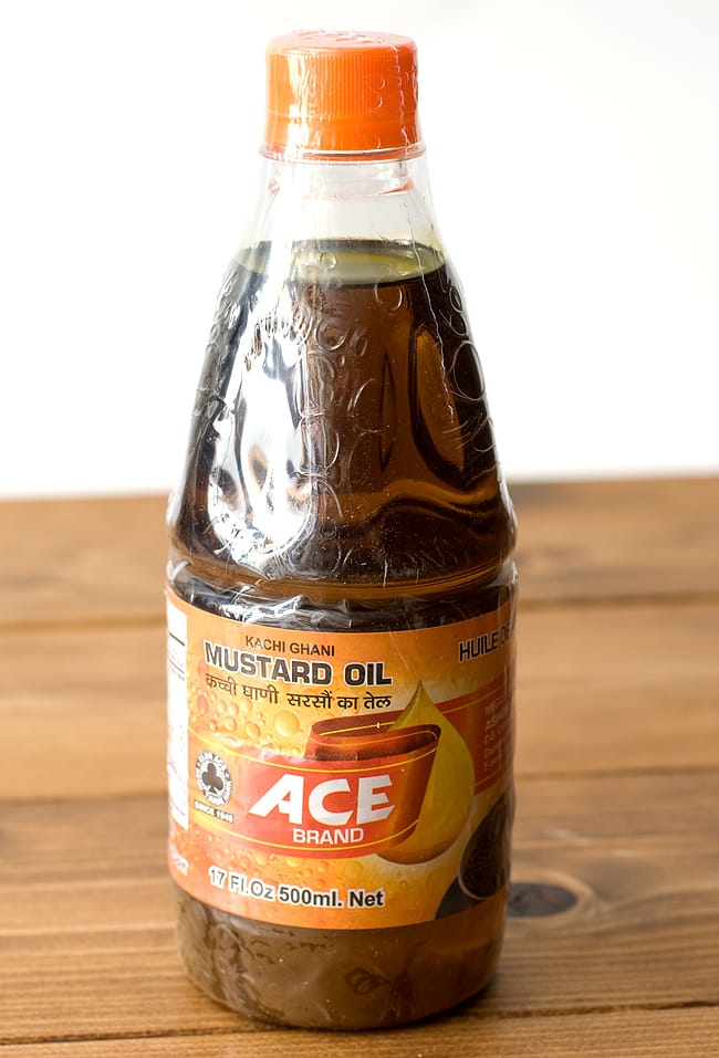 マスタード オイル Mustard Oil 500ml 【ACE】 / マスタードオイル インド料理 Ashok Mills（アショーク ミルズ） ギー スパイス アジアン食品 エスニック食材