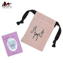 【送料無料】 リボンルノルマン ミニ&ミニポーチセット Ribbon Lenormand Mini Pouch Set / オラクルカード 占い カード占い タロット AMENOMAME 占術関連全部見る コーヒーカード インド 本 印刷物 ステッカー ポストカード ポスター