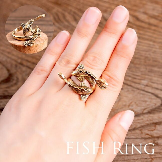 指輪・リング wing bling 14k Teemo Lucky Fish Ring 楽天市場】金魚(指輪・リング|レディースジュエリー