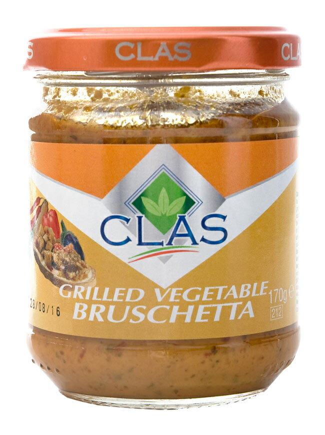 グリルドベジタブルブルスケッタ Grilled VegetableBruschtta  / イタリア料理 クスクス バケット CLAS（クラス） ドイツの食品 食材 ヨーロッパ アジアン食品 エスニック食材