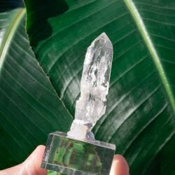 【送料無料】 【一点物】 ヒマラヤ水晶原石 18g】透明度 マイカ 雲母 バーコード / クリスタル ヒマラヤ産 天然石 浄化 パワーストーン クラスター クォーツ 宝石の原石 ジャイプール ジュエル ジュエリー 化石 エスニック アジア インド アクセサリー アンクレット ピアス