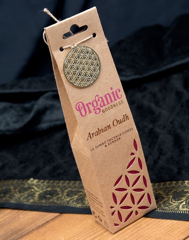 【6個セット】お香立つきOrganic Goodnessコーン香ギフトセット アラビアン ウード / インセンス Arabian Oudh インド香 アジア エスニック tirakita-10780271 インド雑貨・アジア雑貨-TIRAKITA サンプル画像3