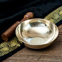 【送料無料】 高音質 シンプルシンギングボウル 約12cm平型 / シンギングボール Singing Bowl ネパール 楽器 打楽器 民族楽器 全部 仏教 瞑想 インド楽器 エスニック楽器 ヒーリング楽器