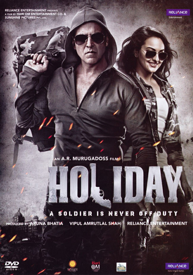 HOLIDAY Soldier Is Never Off Duty DVD / アクション インド映画 スリラー 2014 RELIANCE CD ブルーレイ