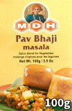 パヴパジマサラ 100g 小サイズ【MDH】 / インド料理 カレー スパイス ミックス MDH（エム ディー エイチ） アジアン食品 エスニック食材