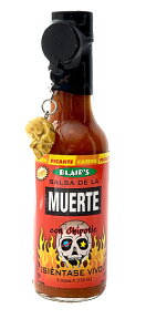 【15 000スコヴィル】デスソース 死のソース Salsa De La Muerte 【150ml】【BLAIRs】 / ブレアーズ ブートジョロキア ハバネロ チリソース 激辛 BLAIRs（ブレアーズ） 変わりもの食品 お菓子 飲み物 アジアン食品 エスニック食材