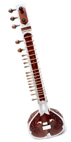 【送料無料】 高級シタールセット（グラスファイバーケース） / Sitar インド 楽器 弦楽器 民族楽器 インド楽器 エスニック楽器 ヒーリング楽器