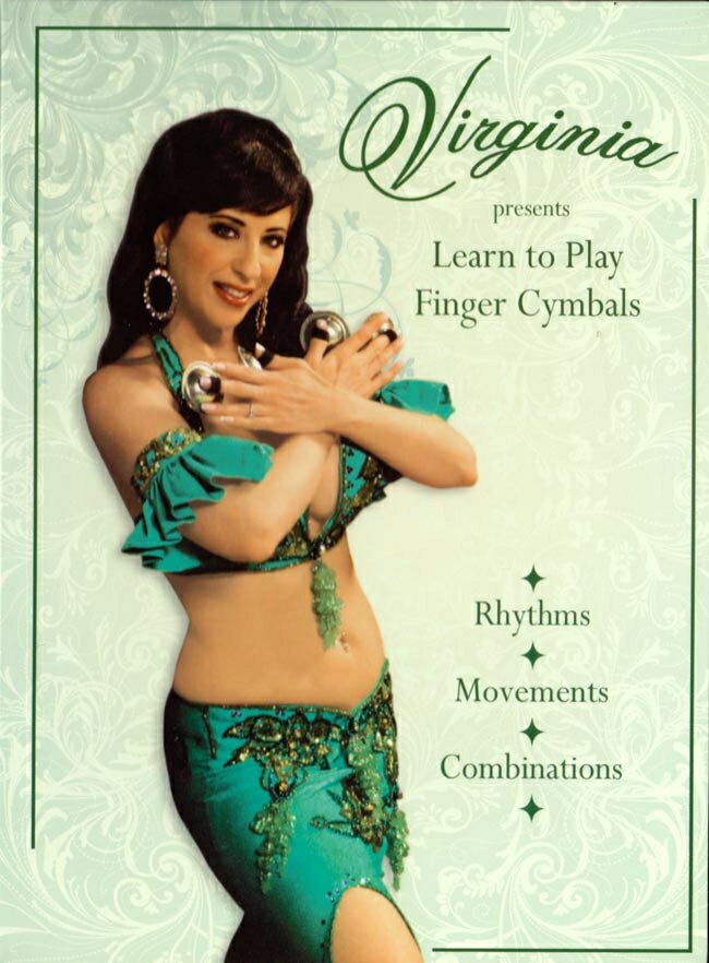 Virginia presents Learn to Play Finger Cymbals / ベリーダンス DVD レッスン パフォーマンス 音楽 エジプシャン アラビアン 中東 エジプト Belly dance HMC ベリーダンスのレッスンDVD Dance【レビューで500円クーポン プレゼント】 1