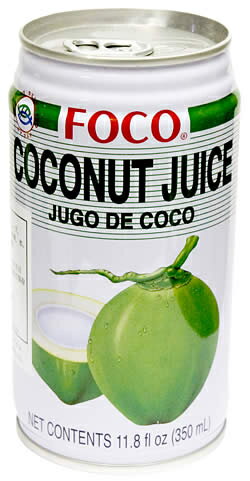 FOCOココナッツジュース 350ml / タイ料理の素 FUCO（フーコー） お菓子 飲料 食品 食材 アジアン食品 エスニック食材