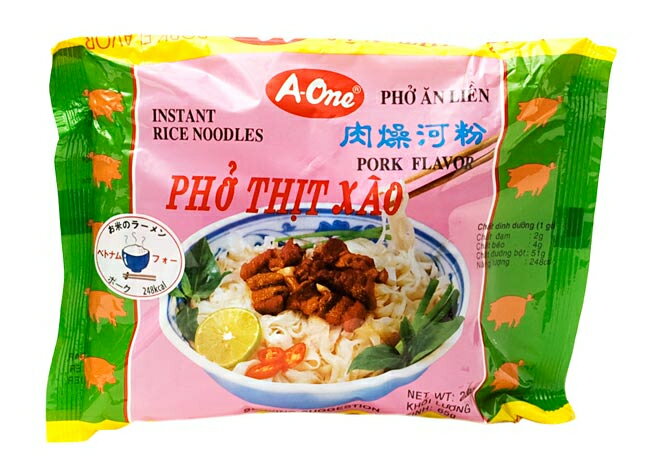 ベトナム フォー (袋） 【A One】 ポーク味 / ベトナム料理 ph? インスタント麺 One（エーワン） ベトナム食品 ベトナム食材 アジアン食品 エスニック食材のサムネイル