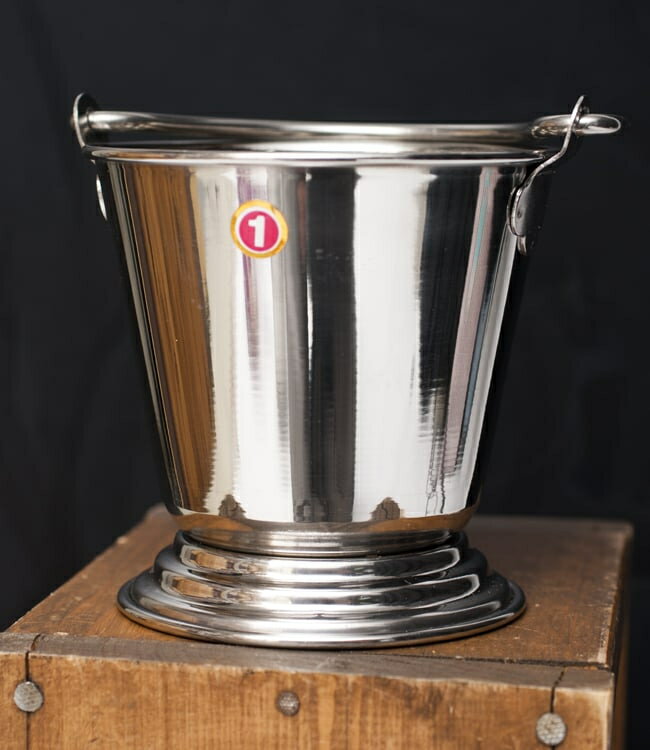 ステンレスのアイスペール / アイスポット アイスコンテナ アイスジャー 調理器具 インド 食器 アジアン食品 エスニック食材 食材【レビューで500円クーポン...