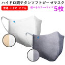 ハイドロ銀チタンマスク 【5枚セット】 DRC 生地部分 ハイドロギンチタン 花粉症 抗菌 肌荒れしない マスク 保湿 柔らかい 優しい ウィルス ニオイ 男性...