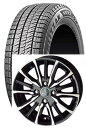 【スタッドレス!ホイール付!4本SET!】ブリヂストン ブリザック VRX2 155/65R14(2025年製造品)とSMACK VALKYRIE 送料無料!代引き不可商品