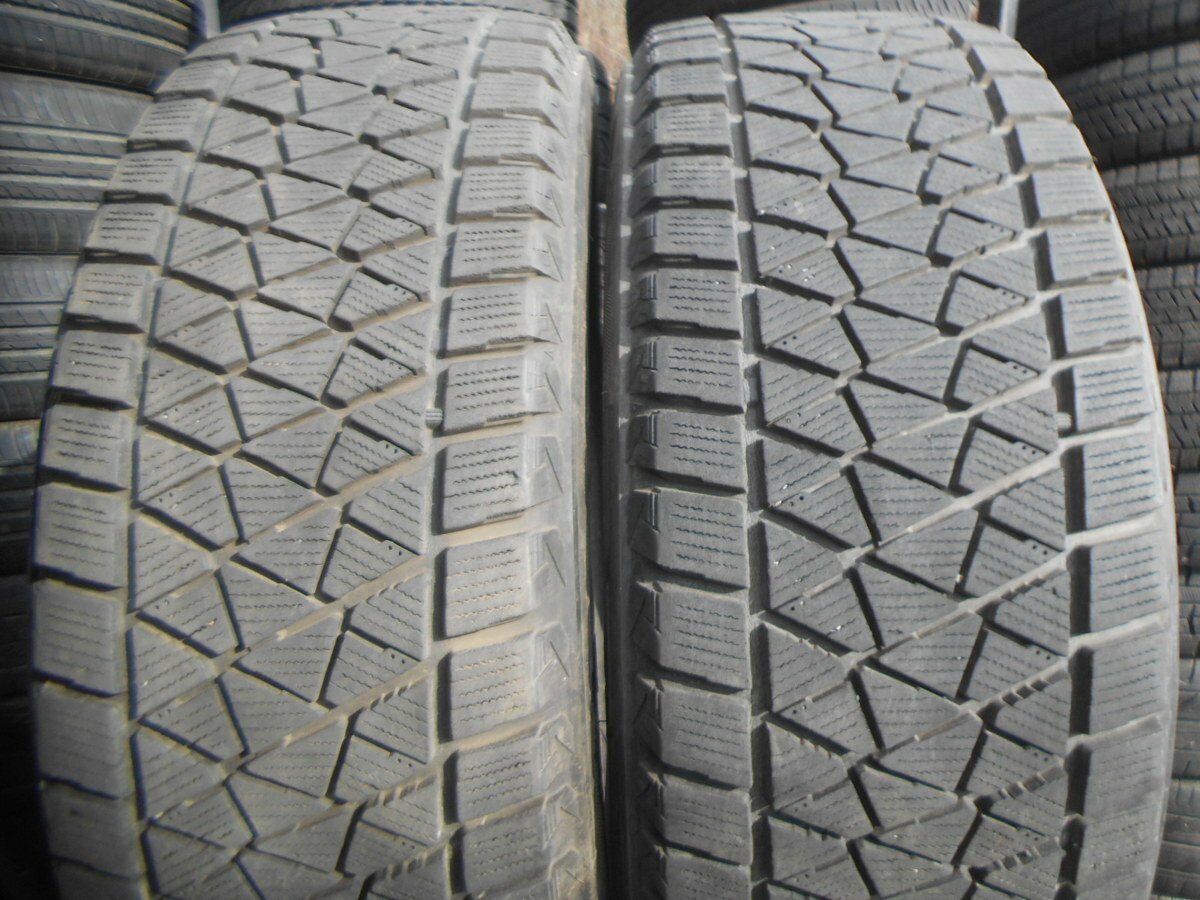 G405 【中古】{送料無料} 225/60R17 冬2本セット スタッドレス 225/60-17 225-60-17 BRIDGESTONE BLIZZAK DM-V2