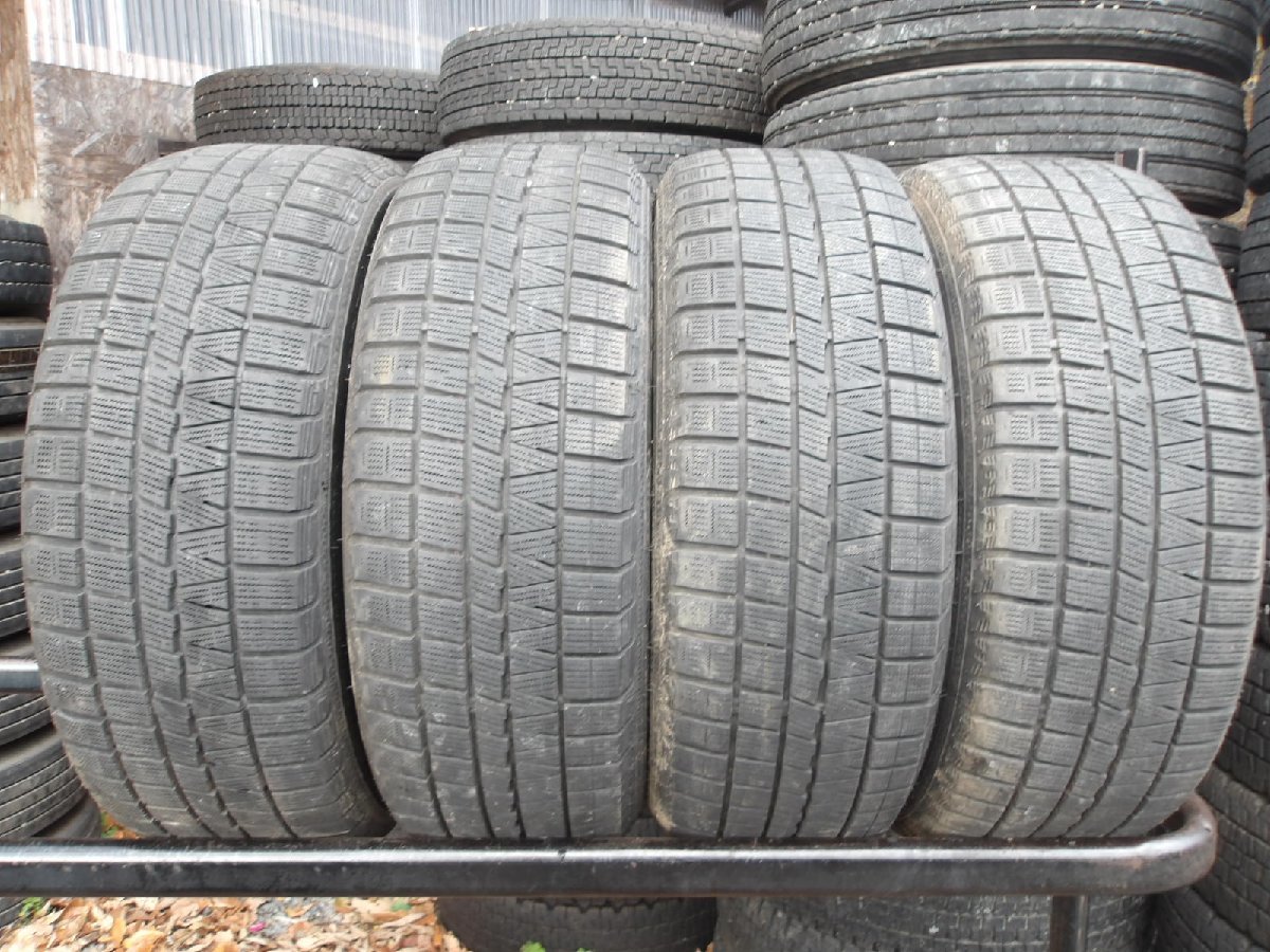 L97-5 【中古】{送料無料} 225/55R18 冬4本セット スタッドレス 225/55-18 225-55-18 ナンカン CORSAFA