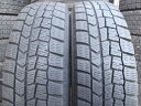 L626-3 【中古】{送料無料} 155/70R13 冬2本セット スタッドレス 155/70-13 155-70-13 ダンロップ ウィンターマックス WM02