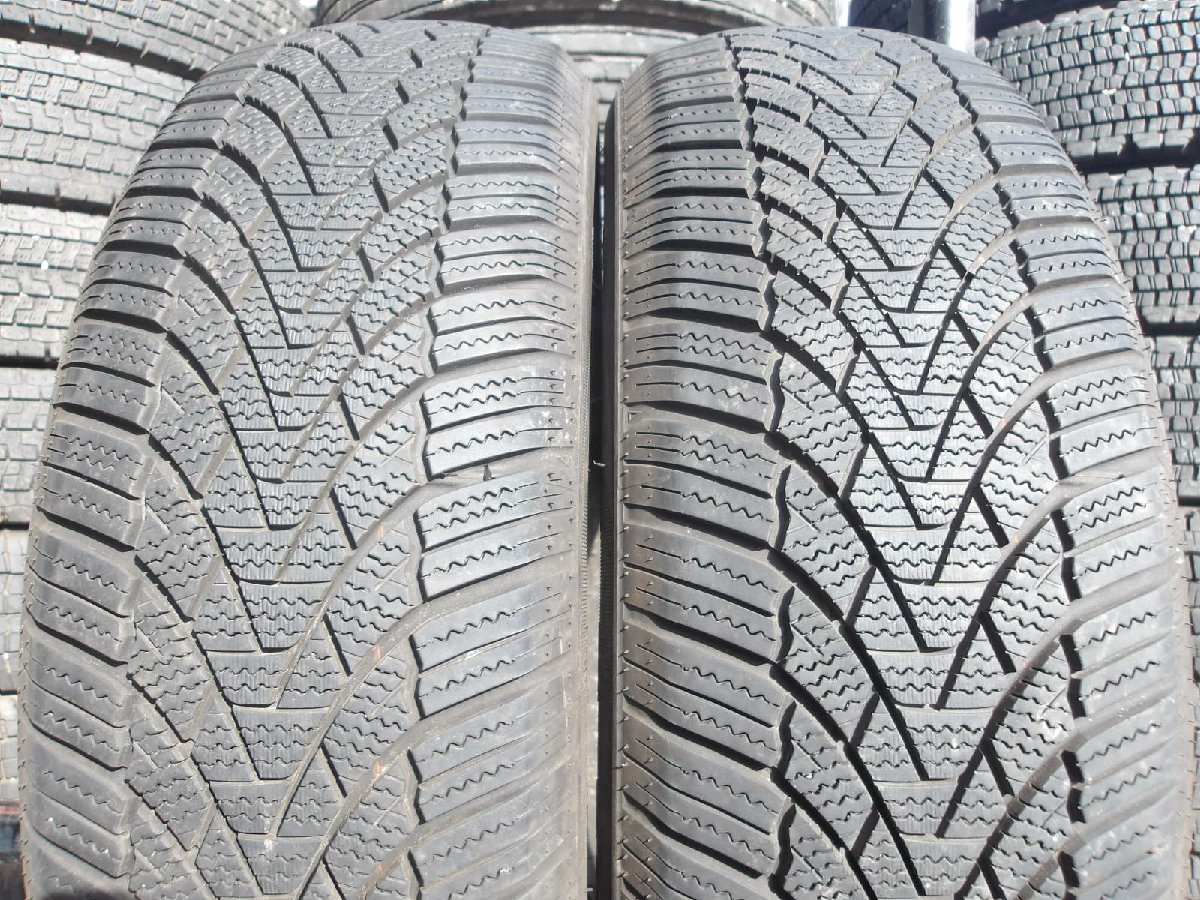 L569-9 【中古】{送料無料} 185/60R16 冬2本セット スタッドレス 185/60-16 185-60-16 アイリンク スノーグリッパー1