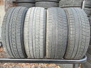 Y378-1 【中古】{送料無料} 185/60R15 冬4本セット スタッドレス 185/60-15 185-60-15 ブリヂストン ブリザック VRX