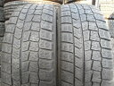 J321 【中古】{送料無料} 195/55R15 冬2本セット スタッドレス 195/55-15 195-55-15 DUNLOP WINTER MAXX WM02