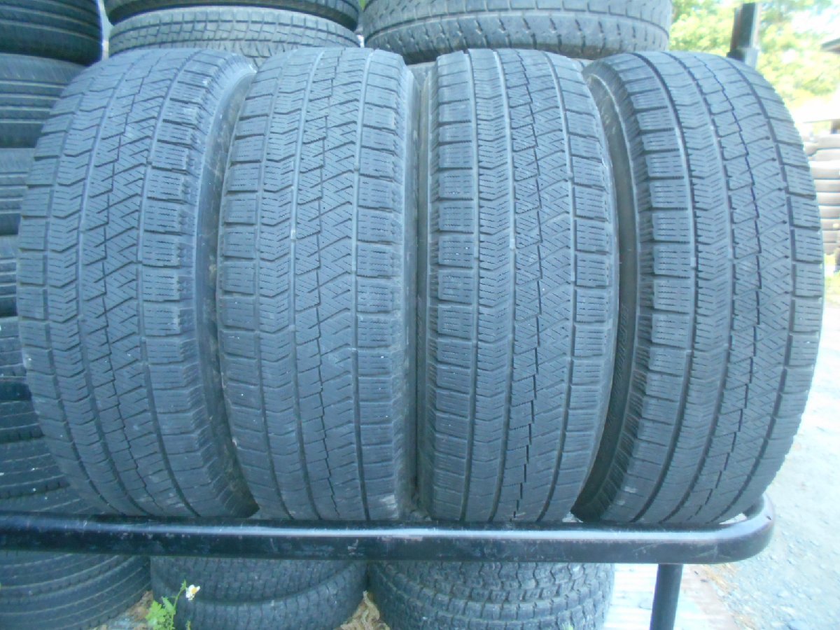 Z672 【中古】{送料無料} 195/65R16 冬4本セット スタッドレス 195/65-16 195-65-16 BRIDGESTONE BLIZZAK VRX2 ライズ 1