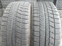 K147 【中古】{送料無料} 165/55R14 冬2本セット スタッドレス 165/55-14 165-55-14 BRIDGESTONE BLIZZAK VRX