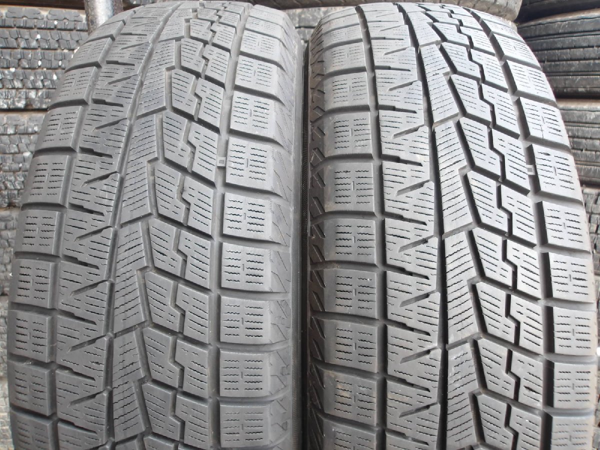 K475 【中古】{送料無料} 195/65R15 冬2本セット スタッドレス 195/65-15 195-65-15 YOKOHAMA iceGUARD iG70
