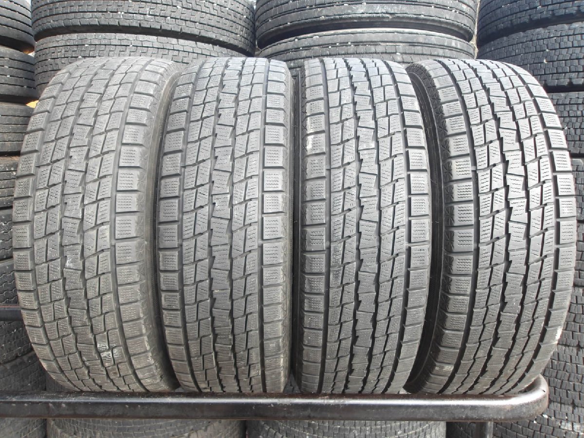 L778-ソ1 【中古】{送料無料} 225/60R18 冬4本セット スタッドレス 100Q 225/60-18 225-60-18 グッドイヤー アイスナビ SUV